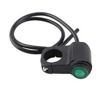 12V Universal 22mm impermeable manillar motocicleta faro antiniebla luz de punto interruptor de encendido/apagado faro de peligro luz antiniebla ,interiores de automóviles