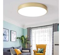 12W 24W 30W 39W 60W Panel de luz LED circular Luz de techo LED montada en superficie Lámparas de techo redondas ultrafinas mate doradas para la sala de estar Lámparas de techo beautiful scenery