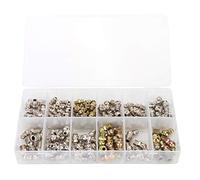 130 Piezas De Kits Surtidos De Engrasadores, M6 M8 M10 1/8 1/4 45 Grados Y Juego De Boca De Mantequilla De Tipo Recto, Accesorio Zerk Hidráulico Niquelado De Hierro Para Tubo De Manguera