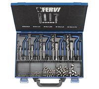 130 PZ JUEGO REPARACION ROSCAS M5-M12 INOX HSS FERVI E010