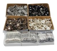 144 Uds 100 Uds rueda de cepillos abrasivos 19mm 22mm 25mm fregona para pulir joyas para taladro Dremel molienda vástago de 2,35 MM 100pcs gray mop