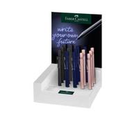 144130 bolígrafo Azul Bolígrafo de punta retráctil con pulsador Extra-grueso 15 pieza(s)