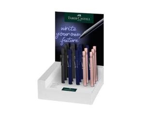 144130 bolígrafo Azul Bolígrafo de punta retráctil con pulsador Extra-grueso 15 pieza(s)