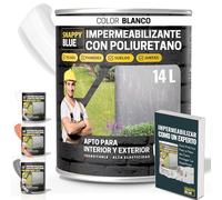 14L Revestimiento Sellador Impermeabilizante Híbrida con Poliuretano BLANCO