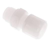 14x12mm & G1/2'' Racor de compresión recto de PVDF con rosca macho 10 bar