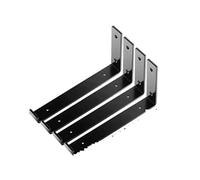 15-30cm 1 Uds arte del hierro soporte de estante triangular pared Industrial montaje soportes almacenamiento estantes Para Estante
