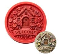 15.7 Inch Round Reusable Cement Casting Mould Stepping Stone Mold
