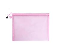 15 bolsas de malla con cremallera transparente para documentos, carpetas de archivos, papelería, estuche de almacenamiento