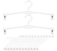 15 ganchos autoadhesivos con clips, de plástico, organizador para ropa interior, 26x11 cm