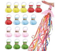 15 Piezas Serpentinas de Mano Lanzables, Streamers de Confeti para Lanzar a Mano, Colores Serpentinas de Lanzamiento a Mano para Fiestas de Cumpleaños Bodas Carnaval y Celebraciones