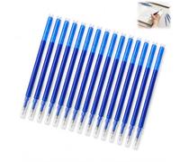 15 Recambios Bolígrafo Borrable Azul, Mina Repuesto Compatibles con Pilot FriXion, Cartuchos Tinta Gel Termosensible, Punta Media 0,7 mm, Escritura Fluida y Corrección Limpia para Escuela y Oficina