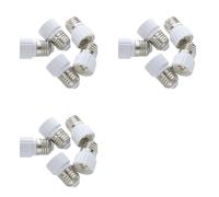 15 X E27 A la Bombilla de la Lampara GU10 Base Socket Adaptador Convertidor