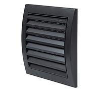 150x150mm Rejilla para Ventilación - Rejilla de Ventilación con Protección contra Insectos - Plástico ABS Antracita