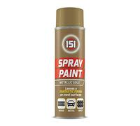 151 metálico oro multiusos Spray pintura en aerosol 250 ml, Metallic Gold, 1 pack