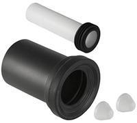 Geberit Conjunto de instalación WC 152.426.46.1 – Juego de manguitos D90/45 cromo mate