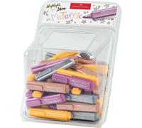 Marcadores Fluorescentes FABER-CASTELL Textliner Metallic, Expositor x80