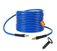 15M Azul manguera de Alta Presión Compatible con Karcher K2 K3 K4 K5 K6 K7, Manguera de Alta Presión 180Bar con Conector Rápido,Ideal para Lavar Coches, Jardines, Fachadas y Suelos