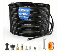 15M Kit Desatascador Tuberías a Presión para Karcher k2-k7,M22,Bosch,Lavor