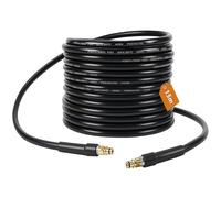 15M manguera de Alta Presión Compatible con Karcher K2 K3 K4 K5 K6 K7, Manguera de Alta Presión 180Bar con Conector Rápido,Ideal para Lavar Coches, Jardines, Fachadas y Suelos