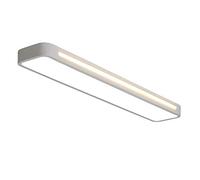 15W Lampara de techo Ultradelgada moderno Luz de techo Plafón LED Rectangular Blanco Largo Lámpara de techo ultradelgada Iluminación de oficina cuarto dormitorio cocina Balcón Corredor IP20 6000k 48cm