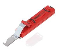 Knipex Pelamangueras 16 20 165 SB con hoja de bisturí y carcasa de plástico resistente
