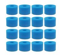 16 Cartuchos De Filtro De Espuma Reutilizables Y Lavables For Jacuzzi, Compatibles Con Intex, Pure Y Spa, Tipo S1.