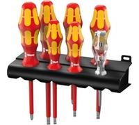 Wera 05006148001 160 i/165 i/7 Rack, Juego de destornilladores aislados VDE, 7 piezas