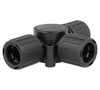 166-24800 Conector de poliamida tipo T HelaGuard IP66 16mm hembra x3 HELLERMANN