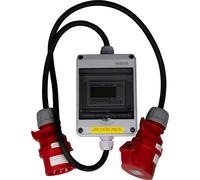 16A MID calibrado - Adaptador móvil digital para contador de electricidad, con cable de 1,5 metros, 400V / 16A. Conector y acoplamiento CEE
