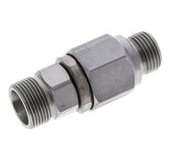 16S & G1/2'' Racor giratorio de acero zincado con rosca macho DN 12350 bar NBR ISO 8434-1