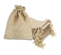17x23cm Bolsas de Yute 15 Piezas Bolsitas de Tela Pequeñas con Cordón para Rellenar Bolsa Regalo Pequeña Reutilizables para Joyería Bolsas Regalos de Boda DIY Fiesta