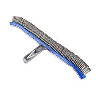 18 inch pool wire brush - Cleaning accessory for bottom and walls of pond, spa, hot spring