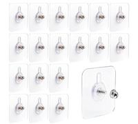 18 Pcs Tornillos de Adhesivo Transparente, 10mm Tornillos Clavos Adhesivos