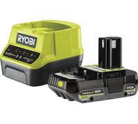 18 V, kit de arranque con batería ONE+ RC18120-120 (verde/, incluye cargador y batería de 2,0 Ah)