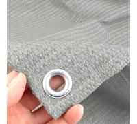 180 x 380 cm, 95% de protección UV, transpirable, impermeable, toldo con ojales y cuerda para balcón, color gris claro