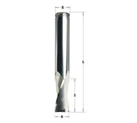 CMT 186.640.11 - Fresa de corte helicoidal positivo para aluminio Z2 HWM DCHA HWM S=6 D=4x10x60 DX