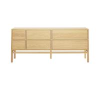 1898 Aparador Hylte 6 cajones 172x73 cm Roble