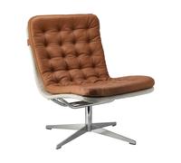 1898 Sillón giratorio Loholm Cuero coñac-Bern Beige 0341