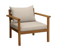 1898 Sillón lounge Stockaryd teak/beige