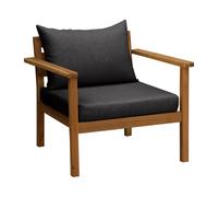1898 Sillón lounge Stockaryd teak/dark grey