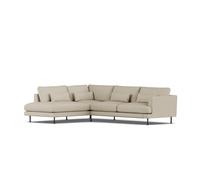 1898 Sofá Bredhult Bern Beige 0341-acero negro. 3 plazas A2