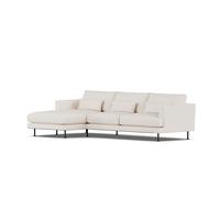 1898 Sofá Bredhult Caleido Beige 9600-acero negro. 2.5 plazas C2