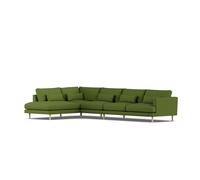 1898 Sofá Bredhult Luiza Green 3975-roble blanco aceitado. 4 plazas B2