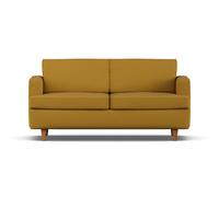 1898 Sofá cama Binga de 2.5 plazas Luiza Mustard 3972-fresno teñido oscuro