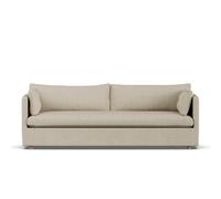 1898 Sofá Linnevik Bern beige 0341-roble blanco aceitado. 4 plazas. con faldón