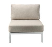1898 Sofá modular Santander módulo central Blanco-beige