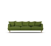 1898 Sofá Sjövik Luiza Green 3975-roble blanco aceitado. 3.5 plazas