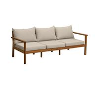 1898 Sofá Stockaryd de 3 plazas teak/beige
