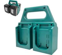 18V y 14,4V | Estuche para baterías portátil y resistente: organizador compacto para un fácil almacenamiento y transporte, ideal para b
