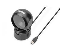 Digitus Escáner de códigos de barras 1D/2D de sobremesa – 200 escaneos/min – Cable USB 1,4 m